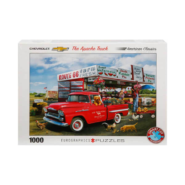 1000 Parça Puzzle : Chevrolet The Apache Truck