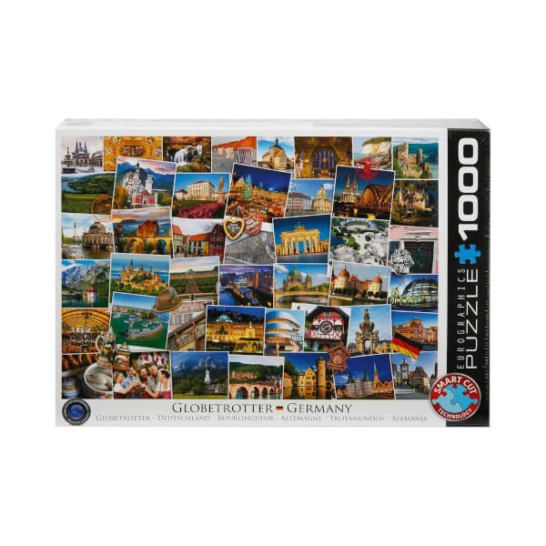 1000 Parça Puzzle : Globetrotter Germany