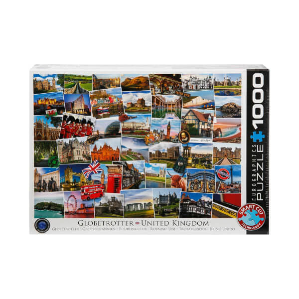 1000 Parça Puzzle : Globetrotter United Kingdom