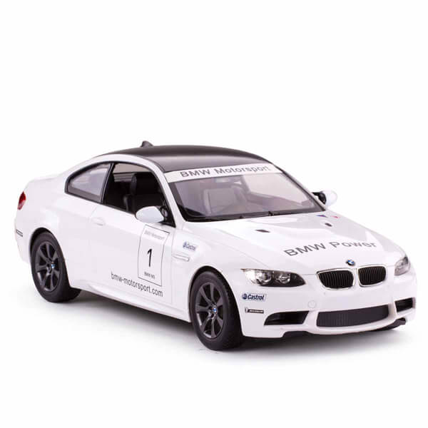 1:14 Автомобиль BMW M3 с дистанционным управлением 32 см - белый