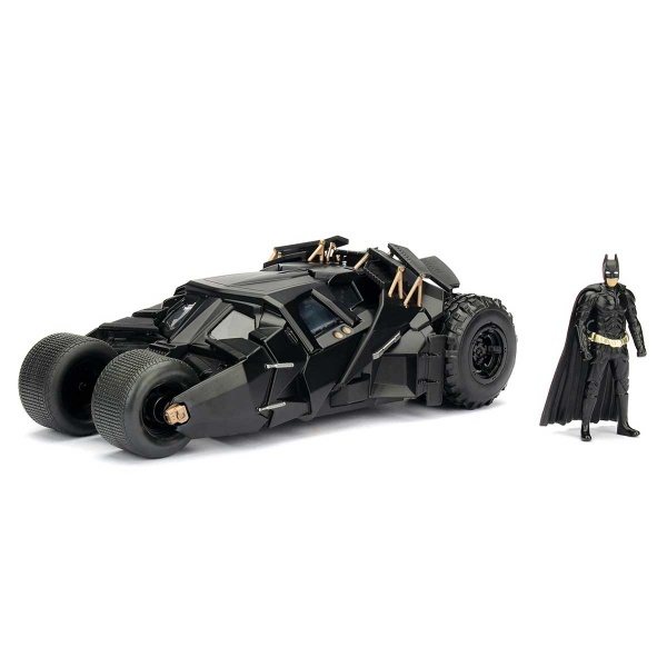 1:24 Batman The Dark Knight Металлический бэтмобиль и фигурка Бэтмена