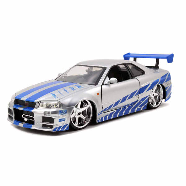 1:24 Форсаж Брайана Nissan Skyline GT-R Araba