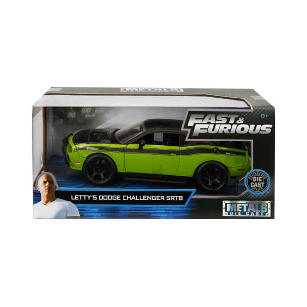 1:24 Форсаж Летти Dodge Challenger SRT8 Araba