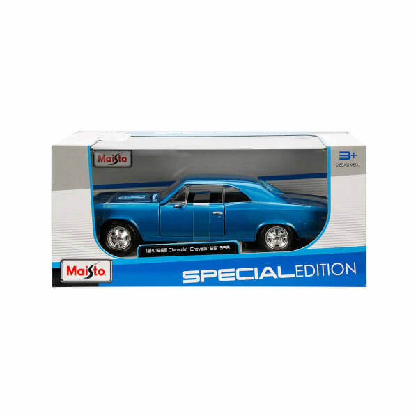 1:24 Maisto Chevrolet Chevelle Ss 396 1966 Модель Araba - Mavi 1:24 Maisto Chevrolet Chevelle Ss 396 1966 Модель Araba - Mavi