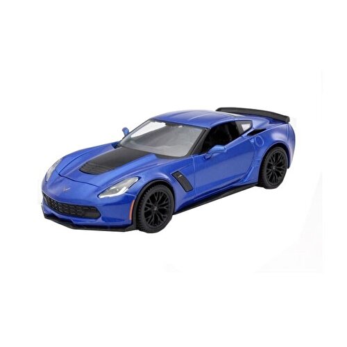 1:24 Масштаб Синий 2015 Corvette Z06