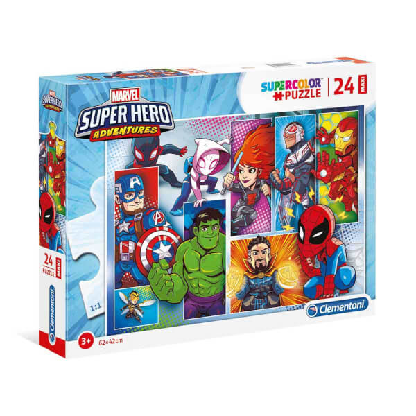 24 Parça Maxi Puzzle : Marvel Super Hero Adventures