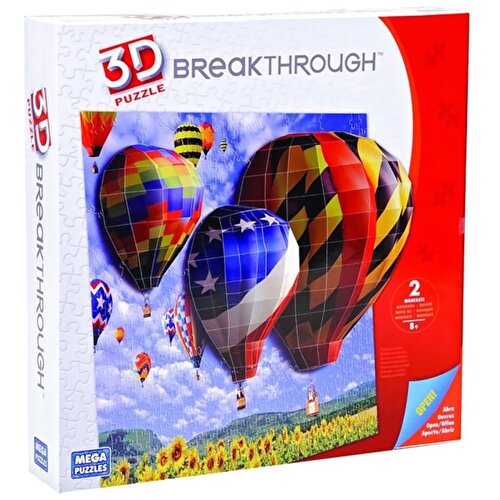 3D-пазл 200 Parça Breakthrough Balonlar