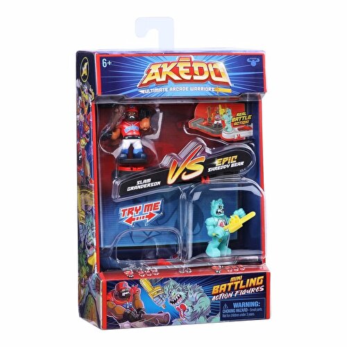 AKEDO S1 Slam Granderson Vs Shreddy Bear Double Figure Pack