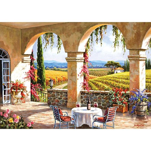 Anatolian Puzzle 1500 Piece Wine House Wine Country Terrace