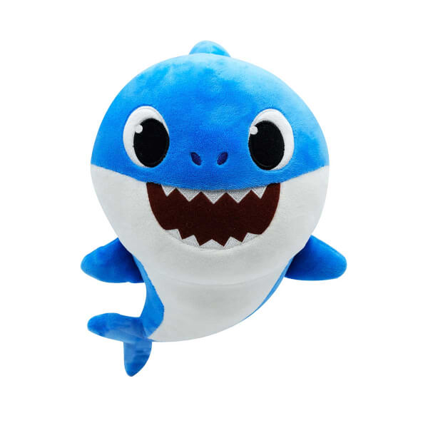 Baby Shark Sound Plush 25 см. BAH01000 - синий - папа-акула