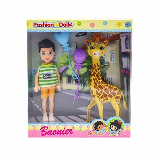 Baonier Baby Boy and Giraffe