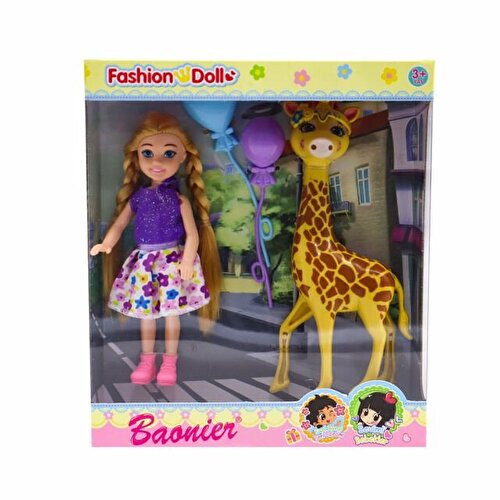 Baonier Baby Girl and Giraffe