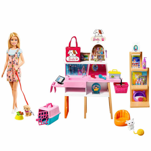 Barbie and the Pet Shop Playset GRG90