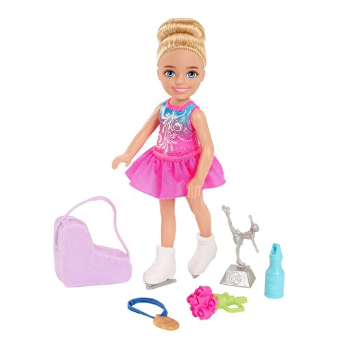 Barbie Chelsea Learns Professions Doll Series Ice Skating HCK68