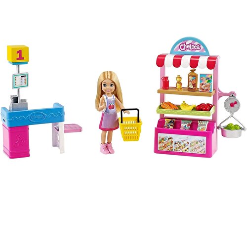 Barbie Челси учится профессии Работник рынка Челси и игровой набор GTN67