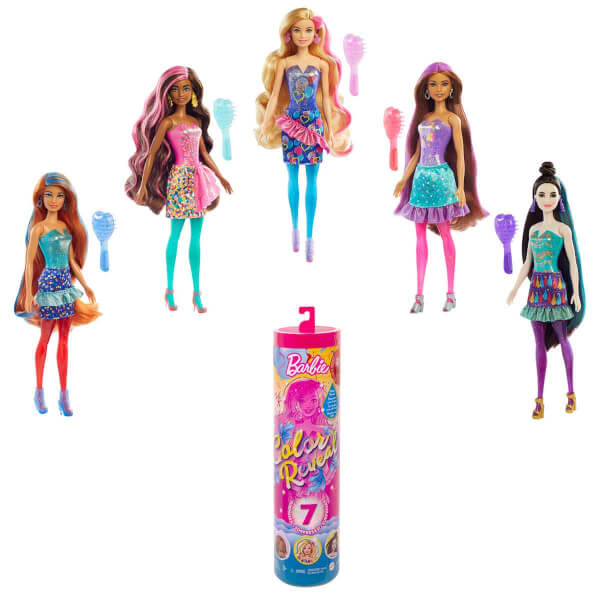 Barbie Color Reveal Colour Reveal Colour Reveal Colour Changing Surprise Barbie Party Series - Series 4 GWC58