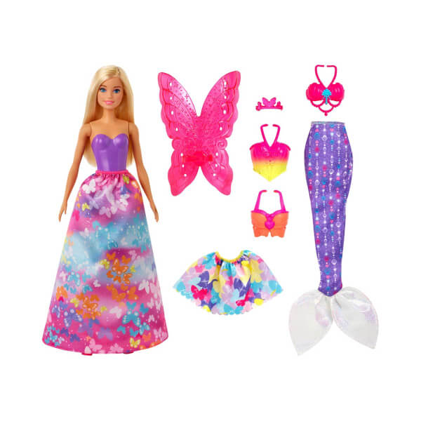 Barbie Dreamtopia Трансформирующаяся принцесса FJD08