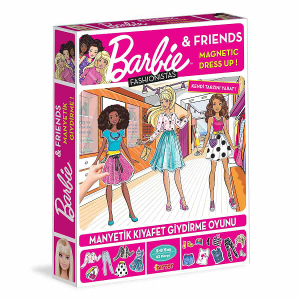 Barbie Fashionistas Магнитная игра одевалка