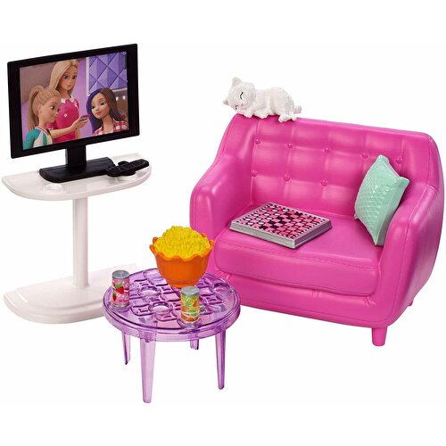 Barbie's Home Interior Decoration Accessories Living Room Set FXG36