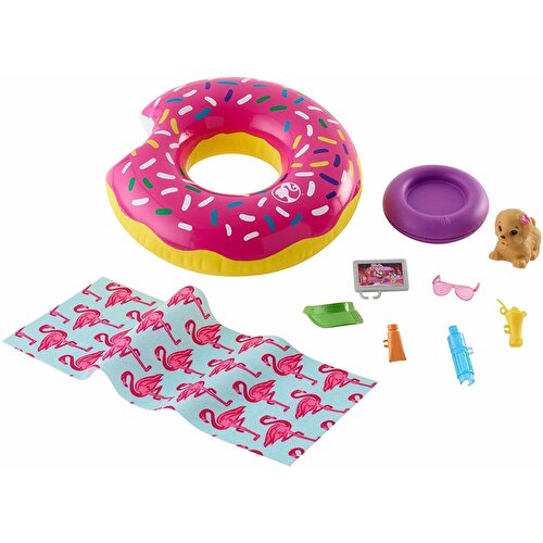 Barbie's Out-of-Home Decoration Accessories Swimming Ring Set FXG38