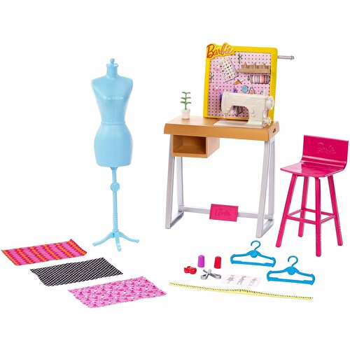 Barbie's Profession Accessories Fashion Design Studio Playset FXP10