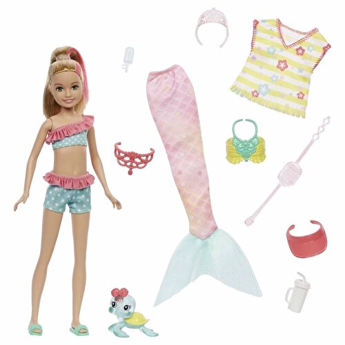 Barbie's Sisters Become Mermaids Playset Stacie HHG56