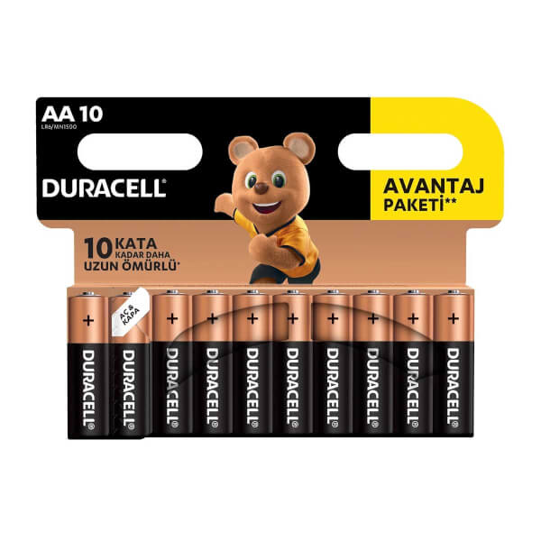 Батарейка Duracell Basic Pencil AA 10 шт