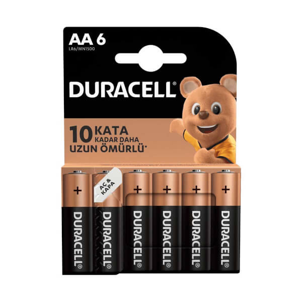 Батарейка Duracell Basic Pencil Battery AA 6 шт