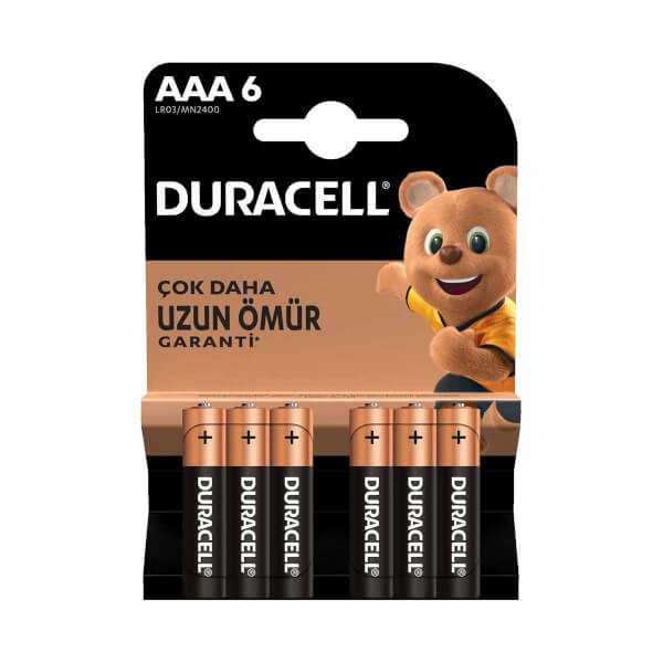 Батарейка Duracell Basic Slim Pencil AAA 6 шт.