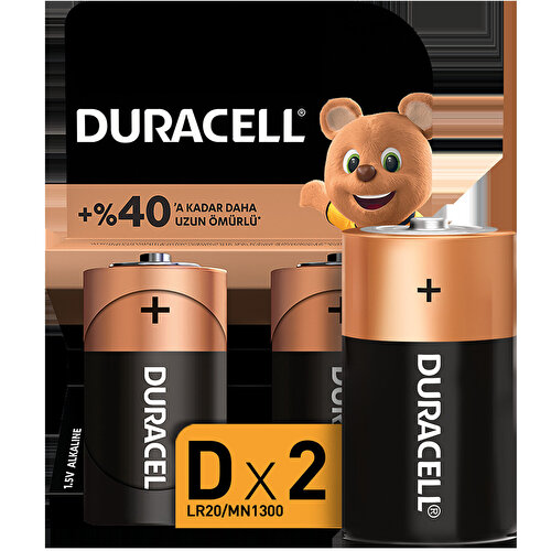 Батарейка Duracell D Размер 2