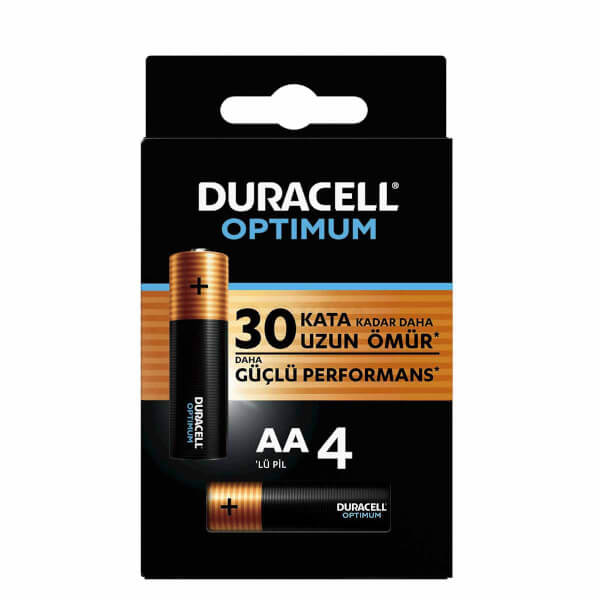 Батарейка Duracell Optimum AA для карандашей 4 шт.