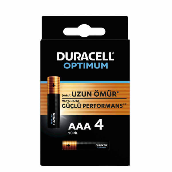 Батарейка Duracell Optimum AAA Slim Pen 4 шт.