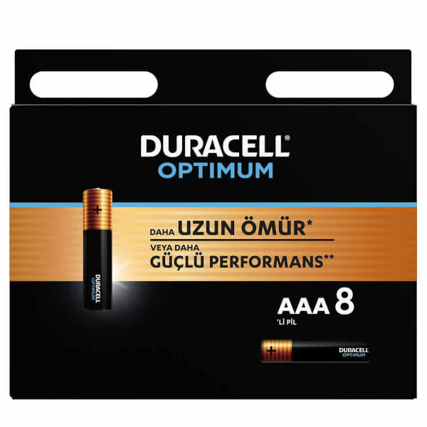 Батарейка Duracell Optimum AAA Slim Pen 8 шт.