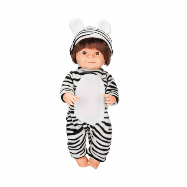 Bebelou Costume Party Doll 40 см - Bebelou в костюме зебры