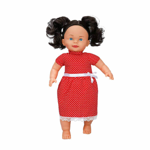 Bebelou Cuddle Me Doll 40cm - Black Hair