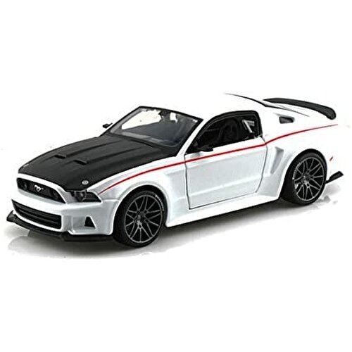 Белый Ford Mustang Street Racer в масштабе 1:24