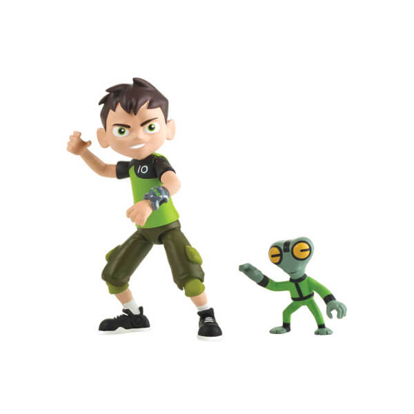 Ben 10 Action Figures S1W10 - Ben 10 & Grey Matter