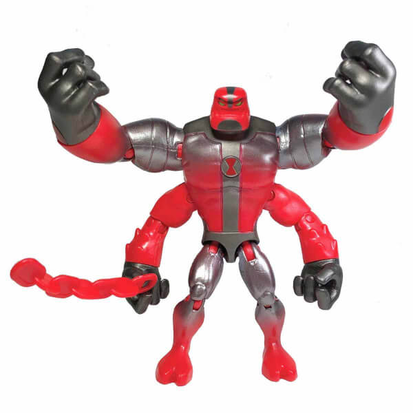 Ben 10 Red Action Figures Metallic Theme - Four Arms BEN66B10