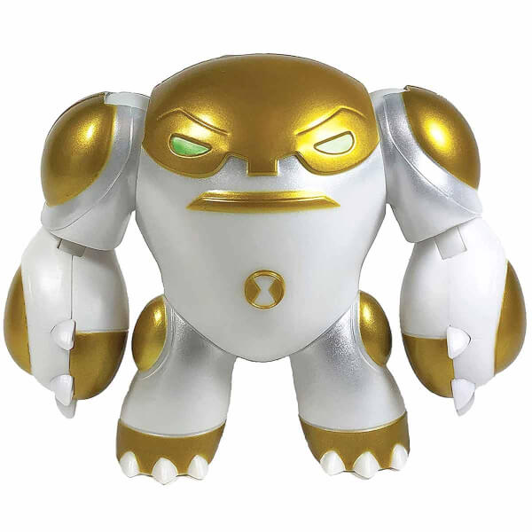 Ben 10 White Action Figures Metallic Theme - Cannonbolt BEN66C10