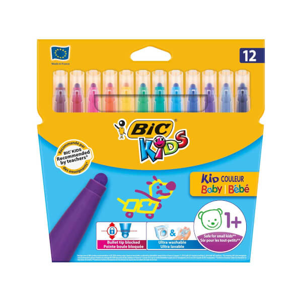 Bic Couleur Детские фломастерные мелки 12 шт.