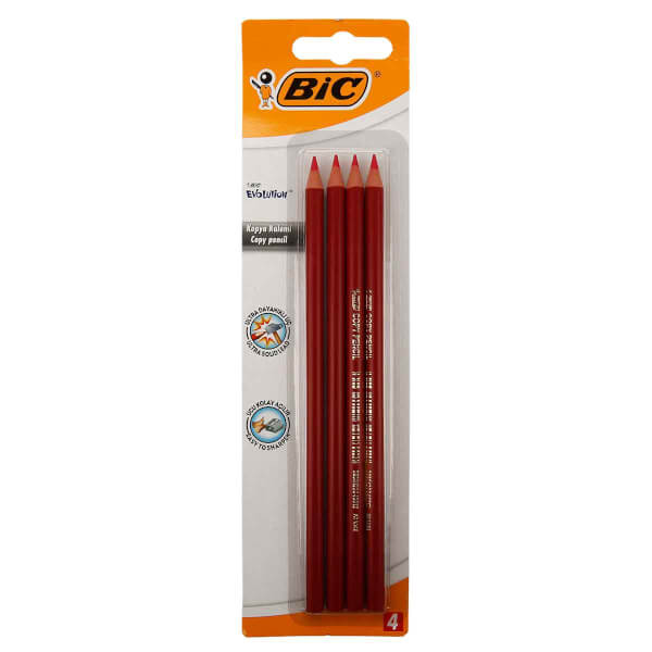 Bic Evolution Red Copy Pen 4 шт