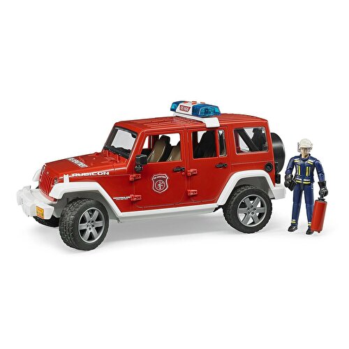 Bruder Jeep Wrangler Rubicon Пожарная бригада и пожарный 2528