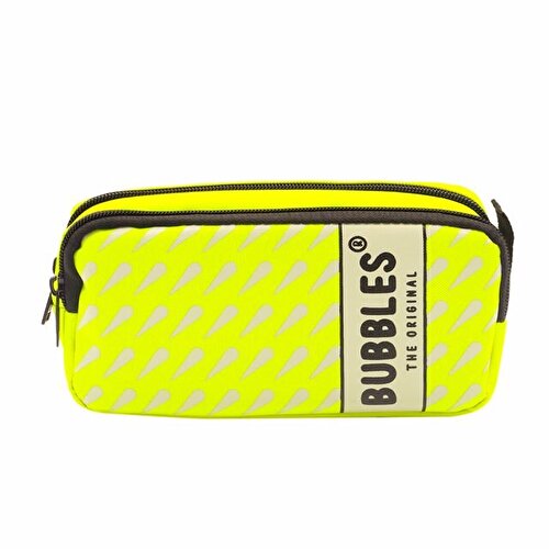 Bubbles Tangle Pencil Bag Neon Green