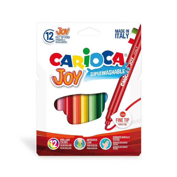 Carioca Joy Стираемые фломастерные мелки 12 шт.