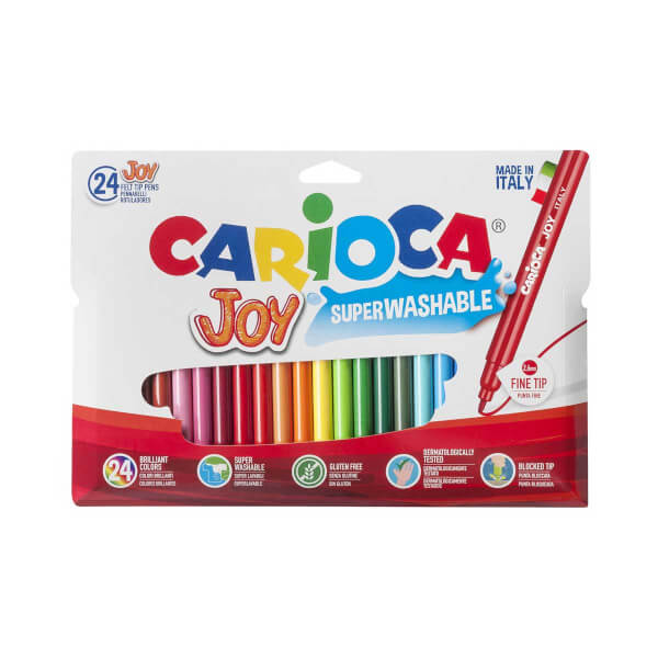 Carioca Joy Стираемые фломастерные мелки 24 шт.