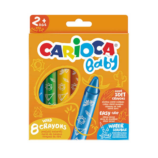 Carioca Jumbo Baby Soft Crayon 8 шт.