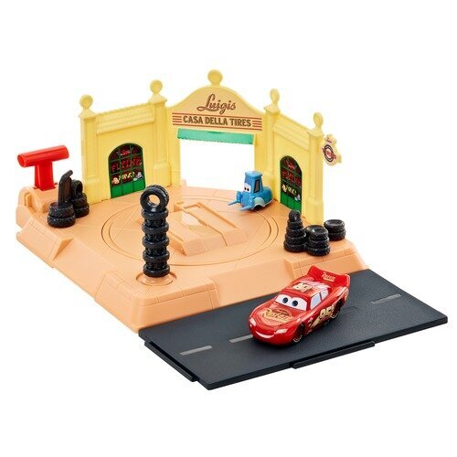 Cars Action Play Set Luigi's Wheel Shop GTK83