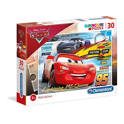 Clementoni 30 Parça Supercolor Cars 3 Puzzle