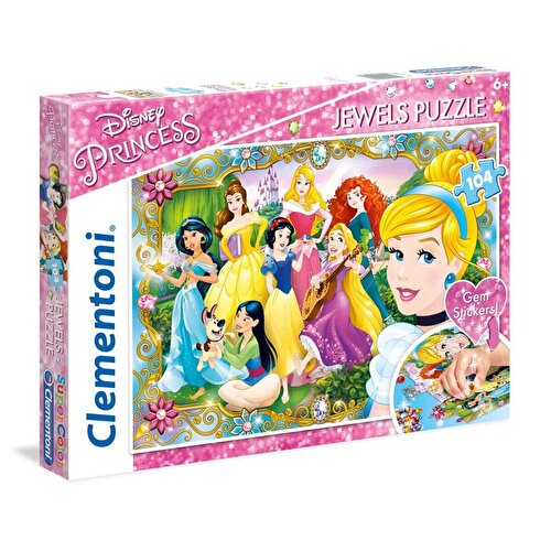 Clementoni Disney Princess Jewels Puzzle 104 Pieces