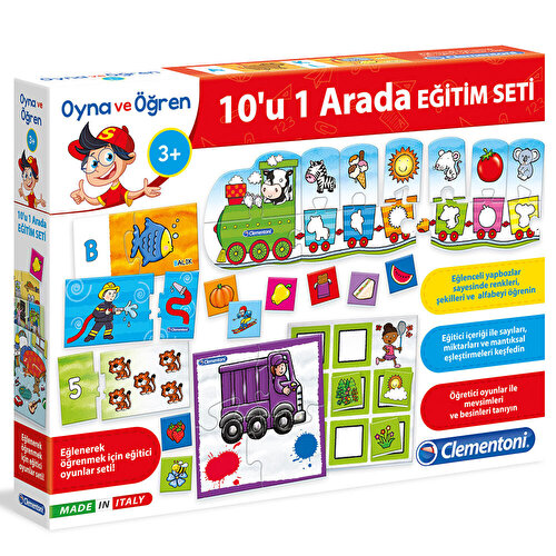 Clementoni Play and Learn 10 in 1 Education Set